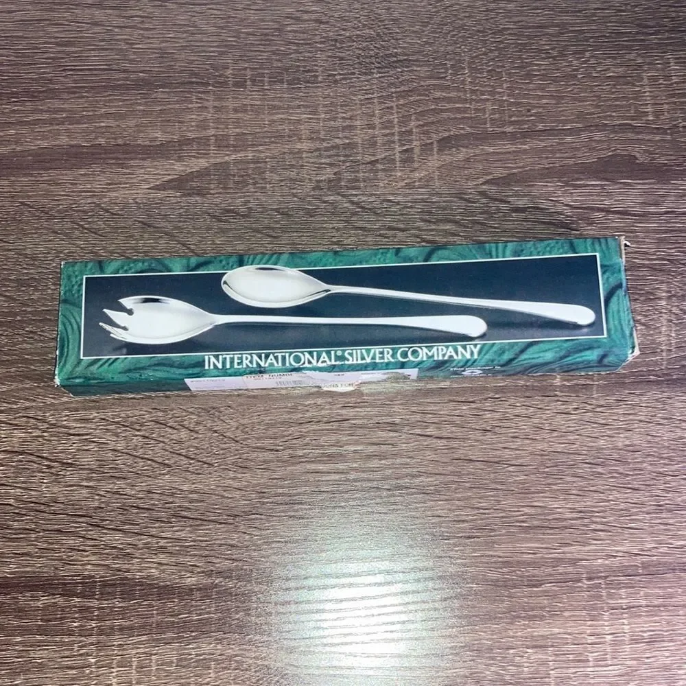 International Silver Company Silver Plated Spoon & Fork Set NWT